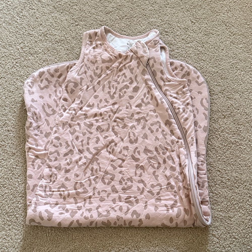 Kyte BABY Pink Leopard Print Sleep Sack